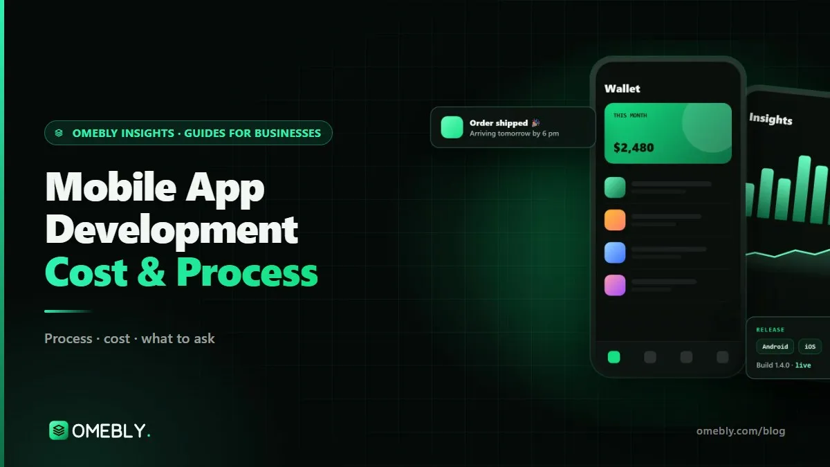 Mobile app screens in design and development, shown side by side on Android and iPhone
