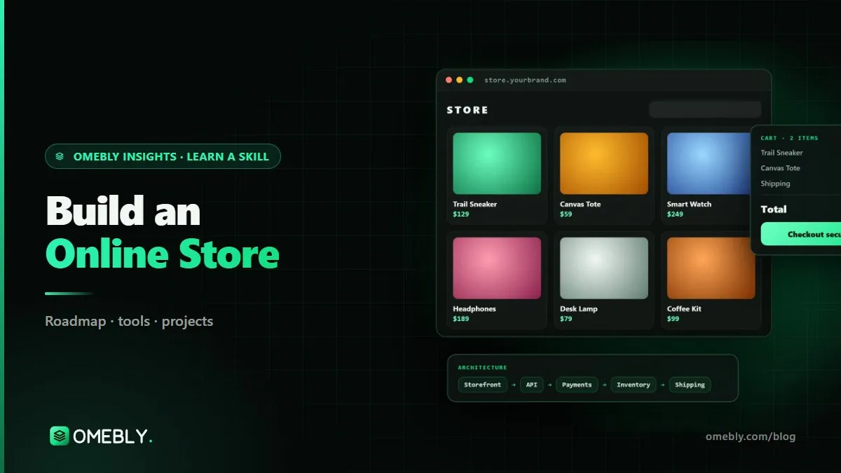An ecommerce developer setting up products, payments and a checkout page for an online store